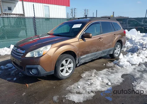 2013 Subaru Outback 2.5I Premium from USA, damaged, VIN 4S4BRBBC4D3259835